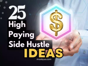 25 Profitable and High Paying Side Hustle Ideas How to make money online modque